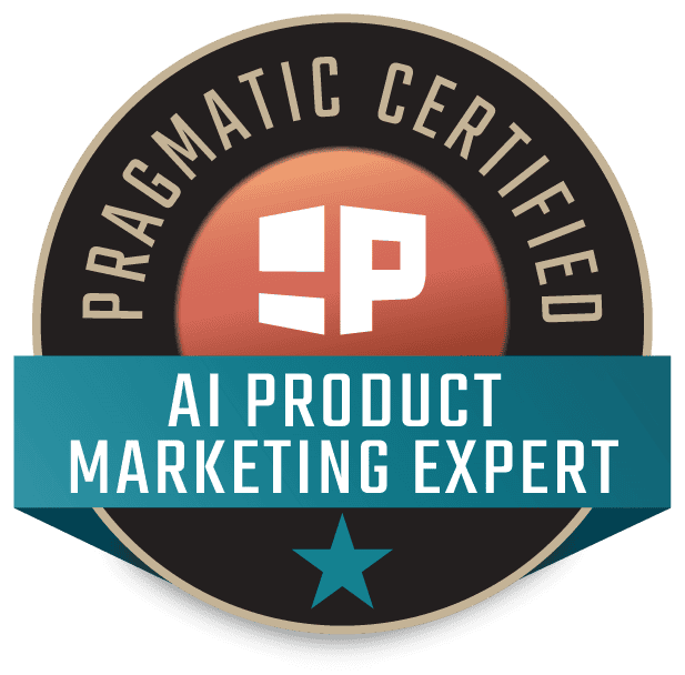 Pragmatic Institute AI Product Marketing Expert Certification badge